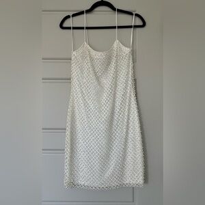 JLUXLABEL Elegant White Pearl Wedding Mini